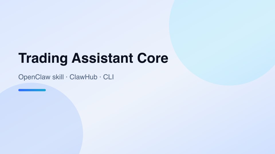 Trading Assistant Core cover